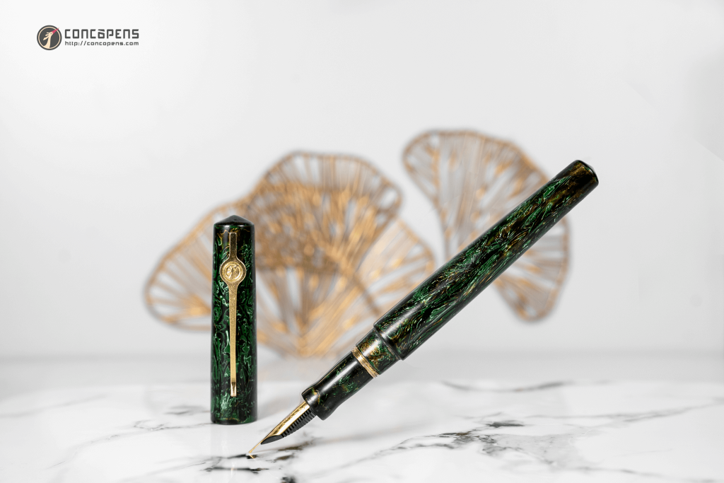 The green color of the forests combined with outstanding patterns, shown on traditional Vietnamese lacquer material