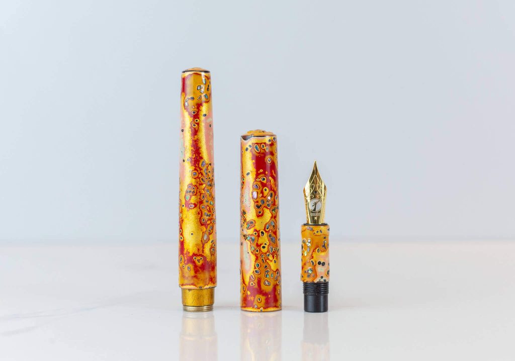 Each component of the pen is meticulously crafted by artisans