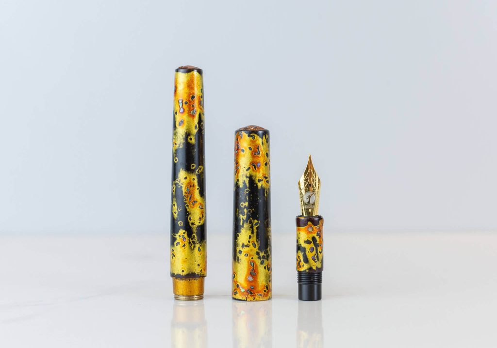 Each component of the pen is meticulously crafted by artisans