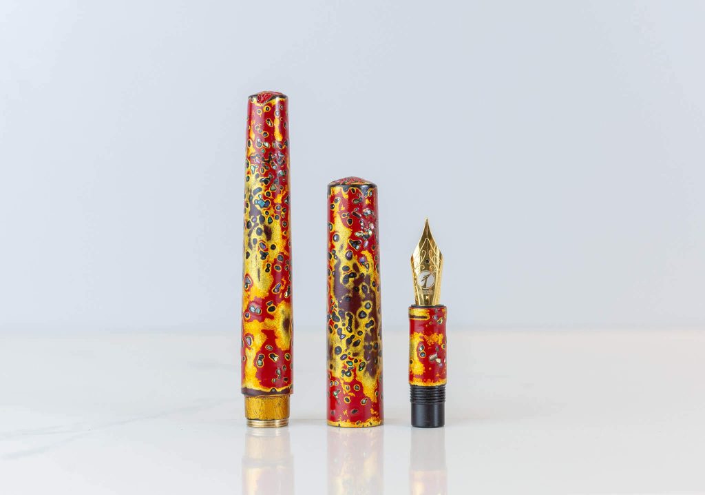 Each component of the pen is meticulously crafted by artisans