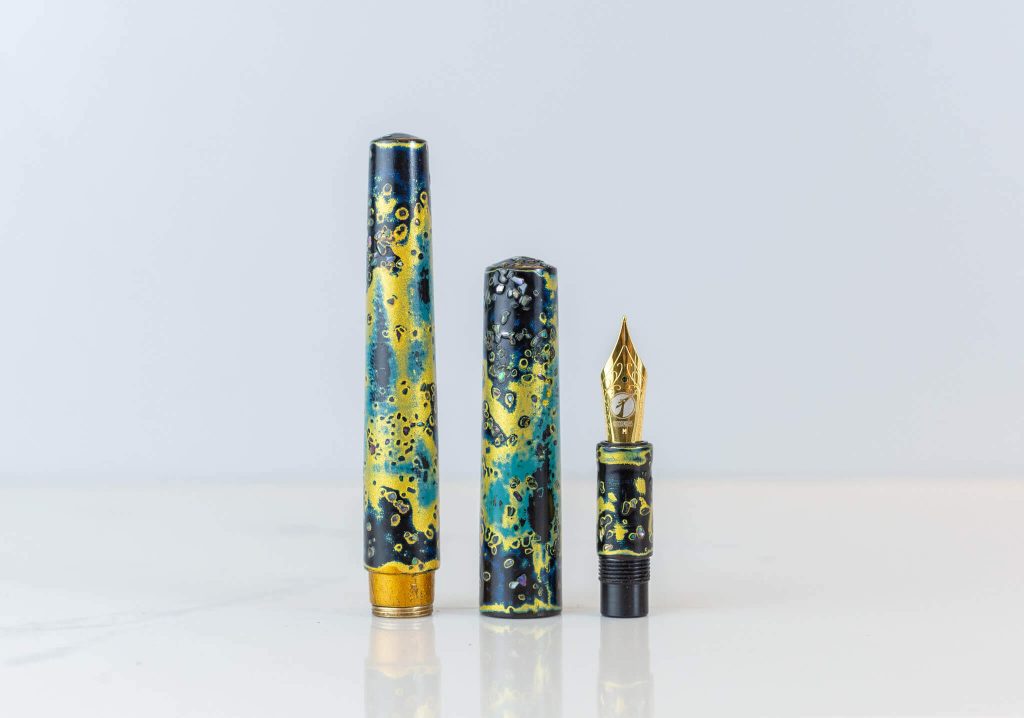 Each component of the pen is meticulously crafted by artisans