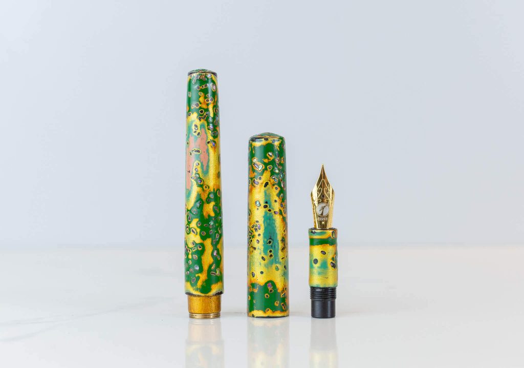 Each component of the pen is meticulously crafted by artisans