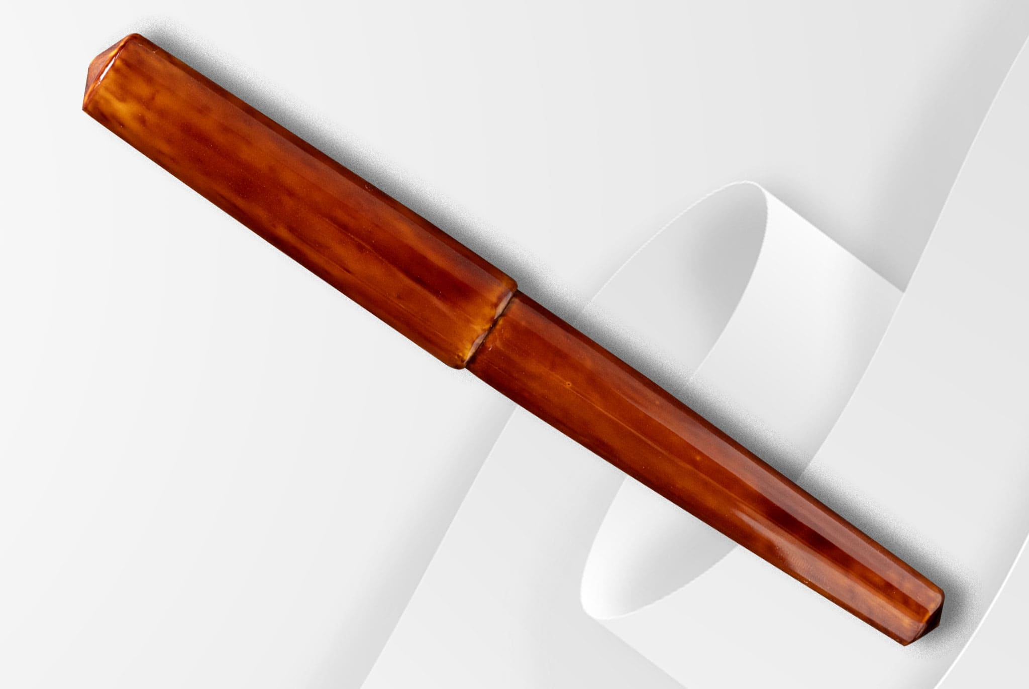 Vietnamese Lacquer Fountain Pen - "Mộc" Brown