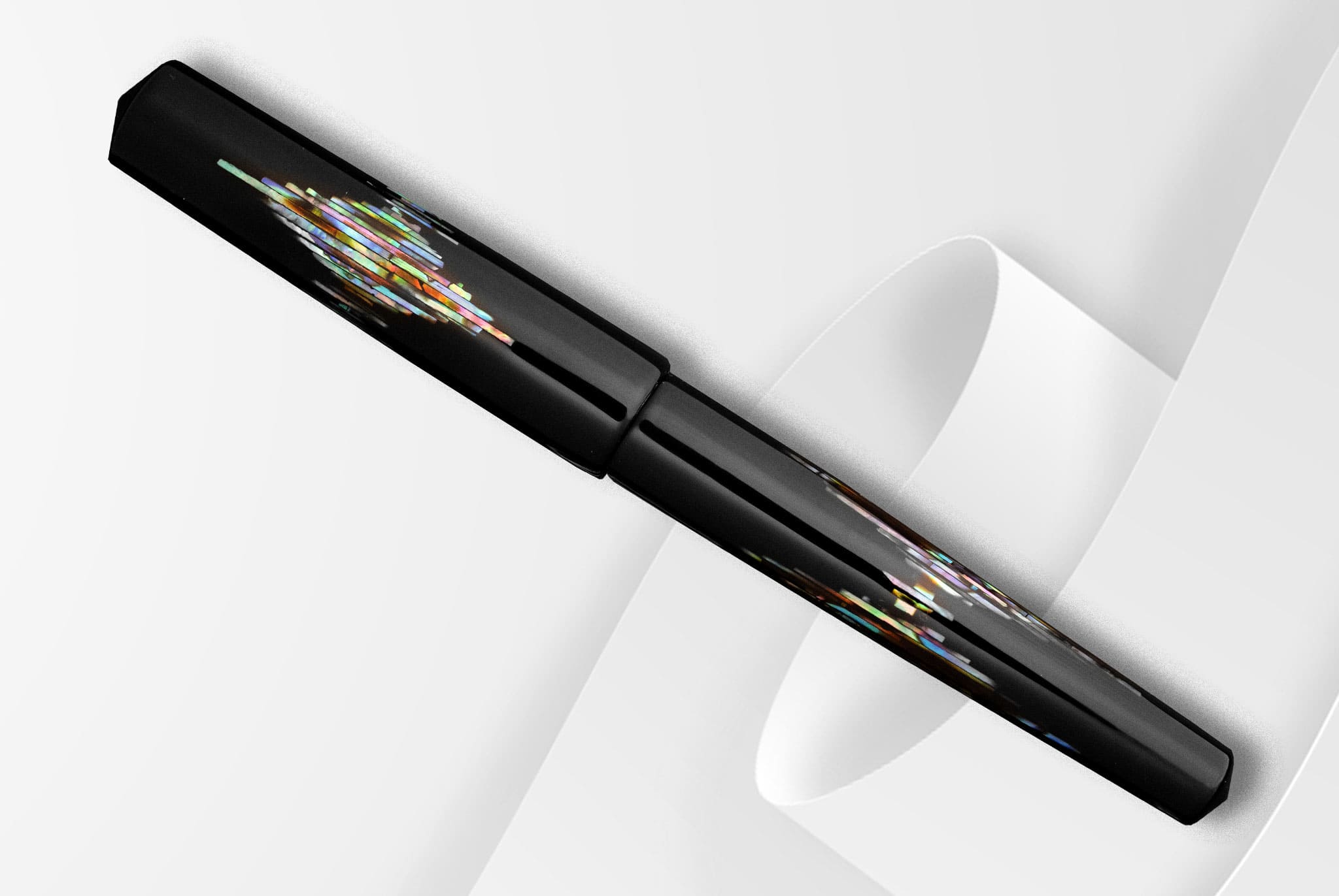 MOP Lacquer Inlay Fountain Pen - Noctilux